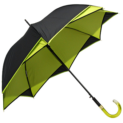 Зонт-трость "Etoille", цвет: черный, салатовый Артикул: 02 GDJ Производитель: Франция инфо 686b.