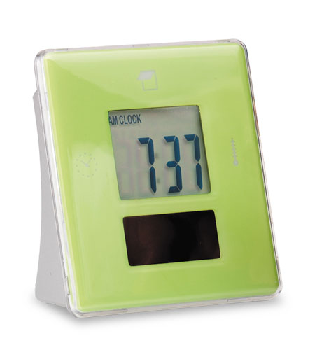 Часы настольные "Magic clock", цвет: зеленый 2 -х батареек тип АА инфо 10040b.
