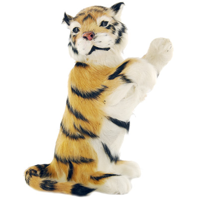 Тигр, стоящий на задних лапках T2009-br Petz 2009 г ; Упаковка: пакет инфо 11838b.