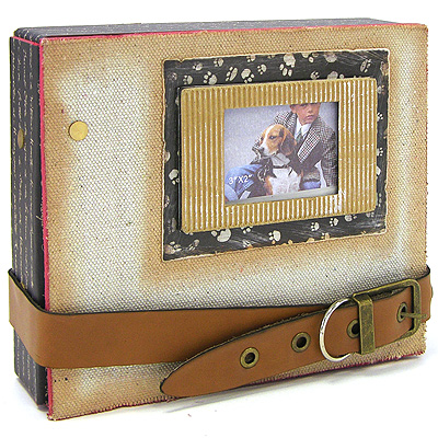 Ковбой с собакой Коробка для фотографий Фотоальбом Expedition 2008 г ; Упаковка: коробка инфо 12126b.