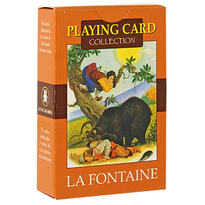 Коллекционные игральные карты "Басни Лафонтена" картон Количество карт: 54 шт инфо 2298c.