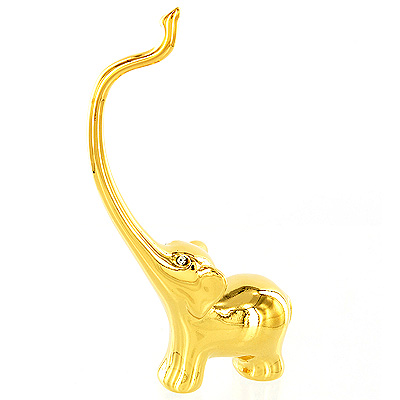Подставка для колец "Слон", цвет: золотистый Германия Изготовитель: Италия Артикул: PA281/11 инфо 7749d.
