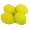 Набор свечей ароматизированных "Лимоны", 4 шт 18043 оставляйте горящую свечу без присмотра инфо 7835d.
