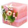 Свеча "Полевой цветок" Цвет: розовый, 6 см см Производитель: Китай Артикул: 0704GS98-P инфо 8062d.