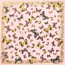 Платок "Бабочки", цвет: розовый, 53 см х 53 см розовый Производитель: Италия Артикул: 5601039 инфо 8697d.