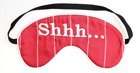Очки для сна "Shhh " очки для сна с вышивкой инфо 8775d.