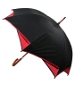 ETOILE, зонт-трость, цвет черный / красный Серия: Chic&Choc инфо 5402a.
