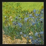 Платок "Ирисы" (Vincent van Gogh), 90 см х 90 см см Артикул: 91001 Страна: Италия инфо 5439a.