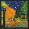 Платок "Кафе ночью" (Vincent van Gogh), 53 см x 53 см см Артикул: 54002 Страна: Италия инфо 6252a.